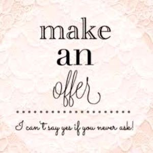 Feel free to make me a reasonable offer if you see something you want!